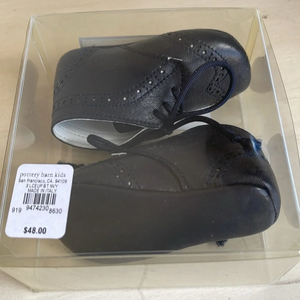 Pottery Barn Kids size leather